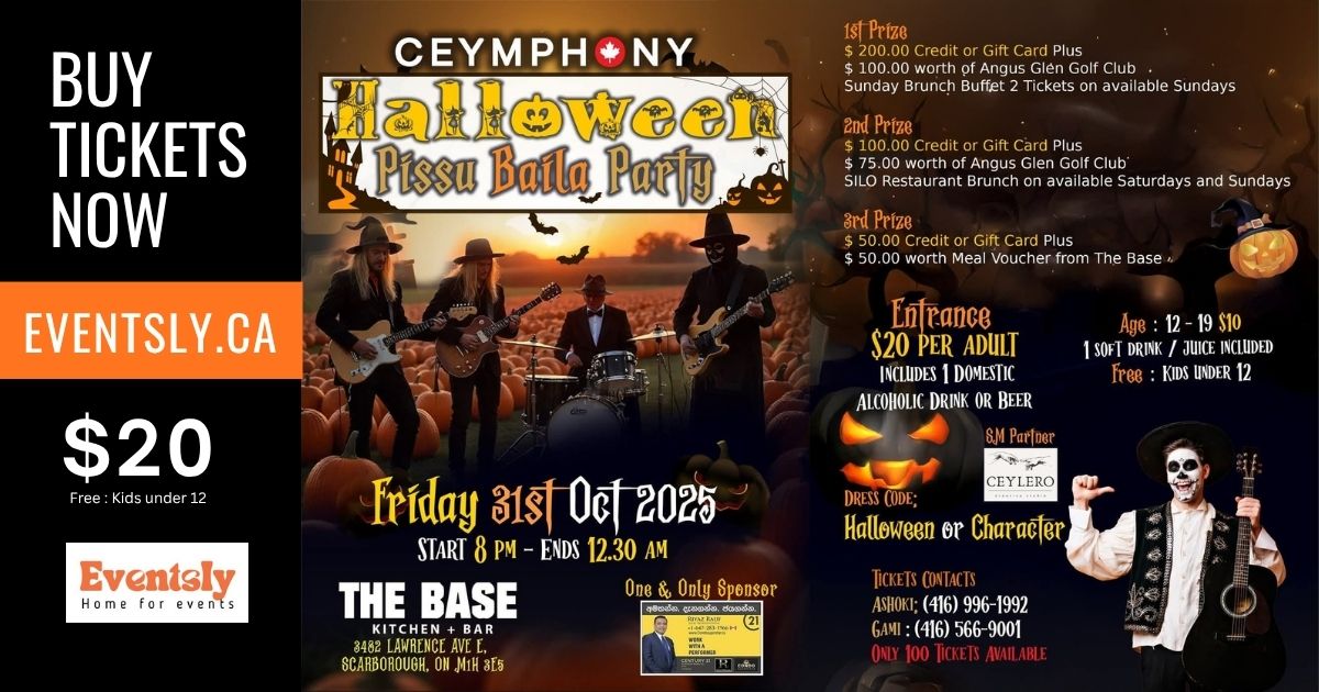 Ceymphony Halloween Pissu Baila Party 2025