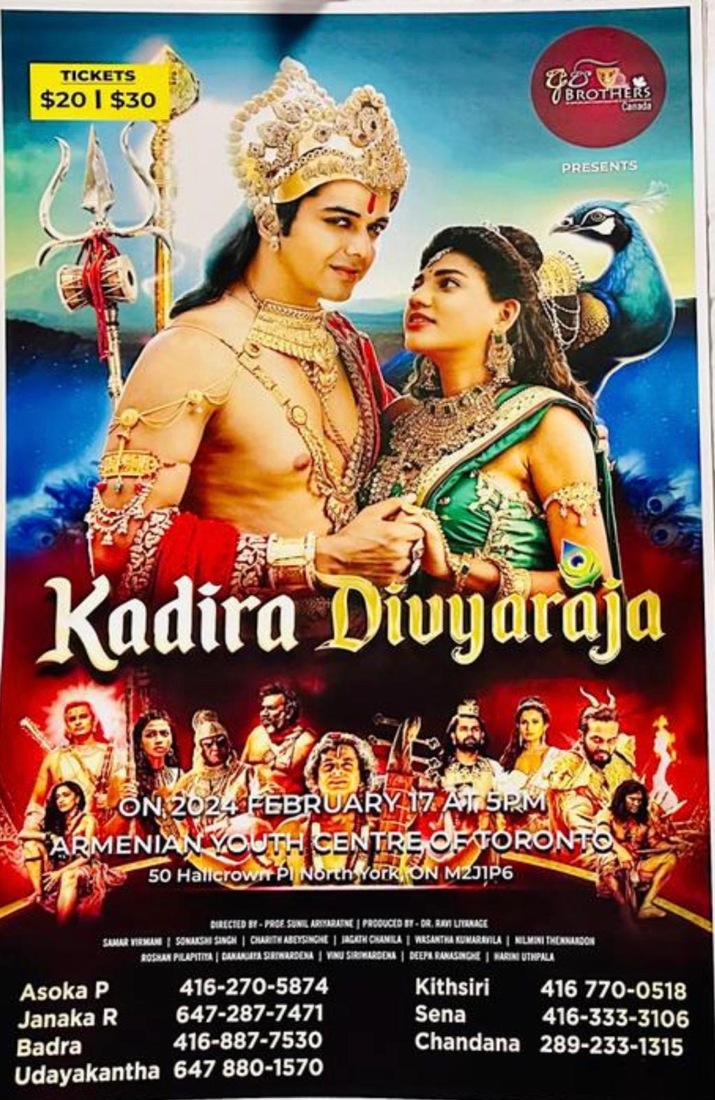 Kadira Divyaraja – Live in Toronto