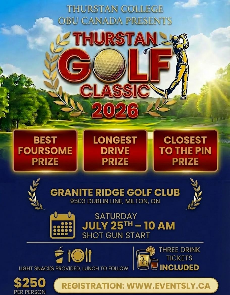Thurstan Gold Classic 2026 Eventslyca