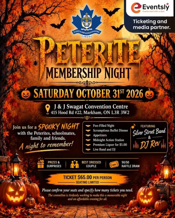 Peterite membership night
